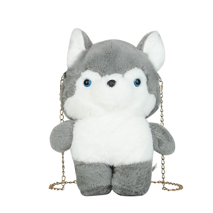 Cute Plush Animal Crossbody Bag