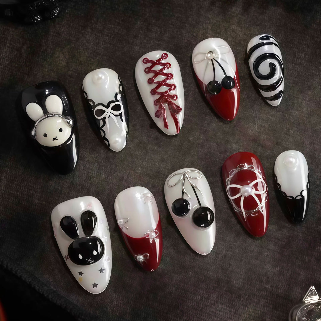 Artistic Character-Design Press-On Nails