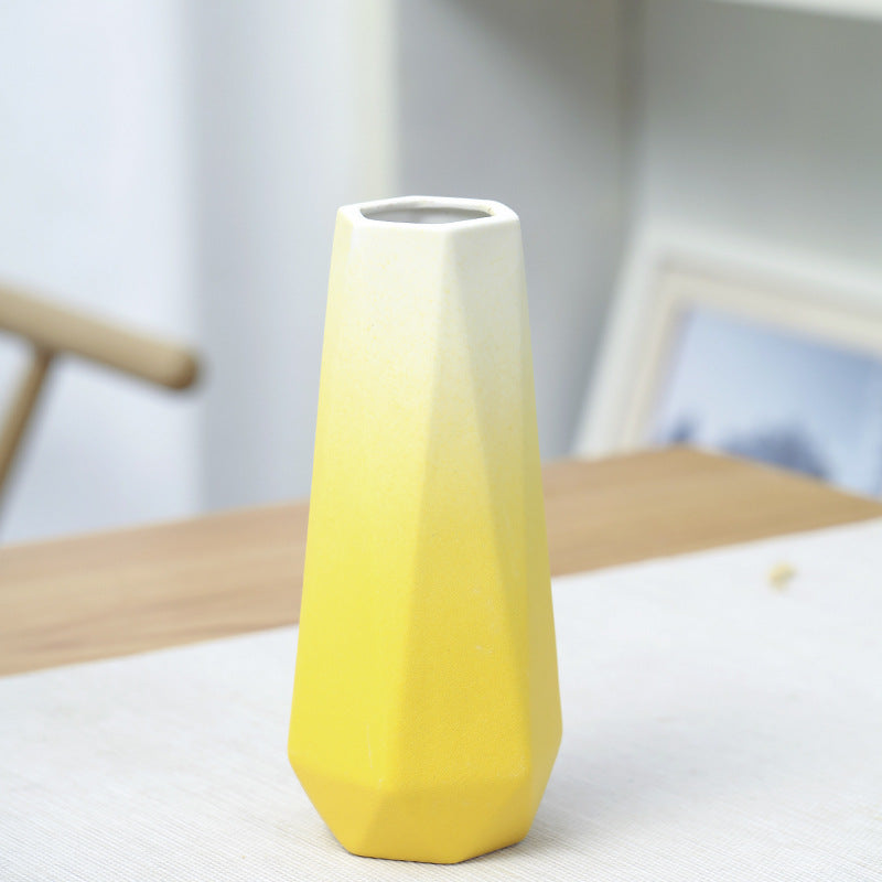 Geometric Modern Ceramic Flower Vase Stornfeild