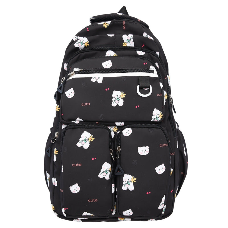 Plush backpack with playful animal motif Stornfield