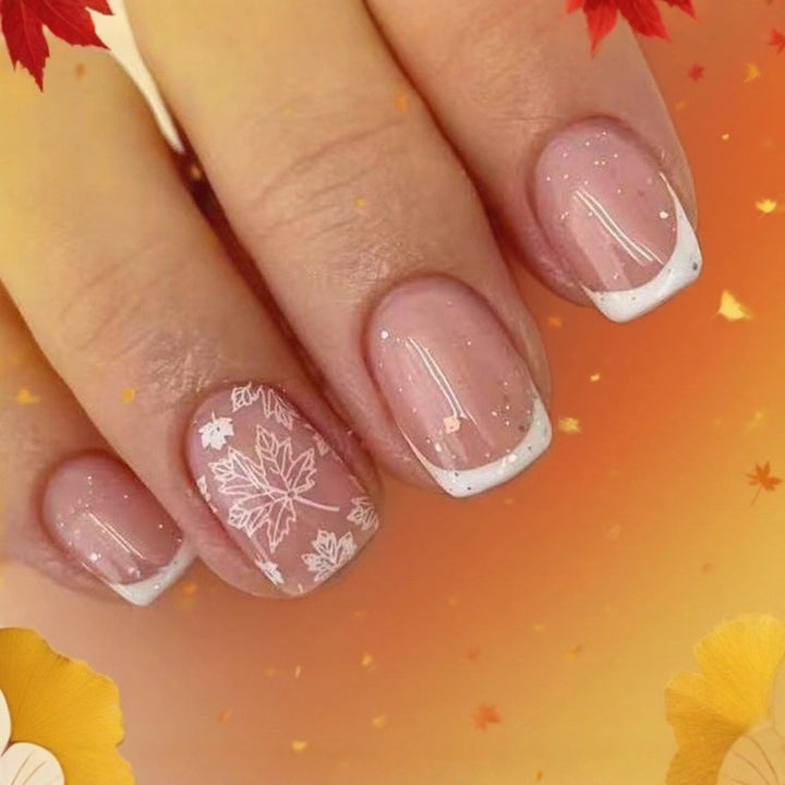 Autumn-Themed Nail Art Design Stornfield