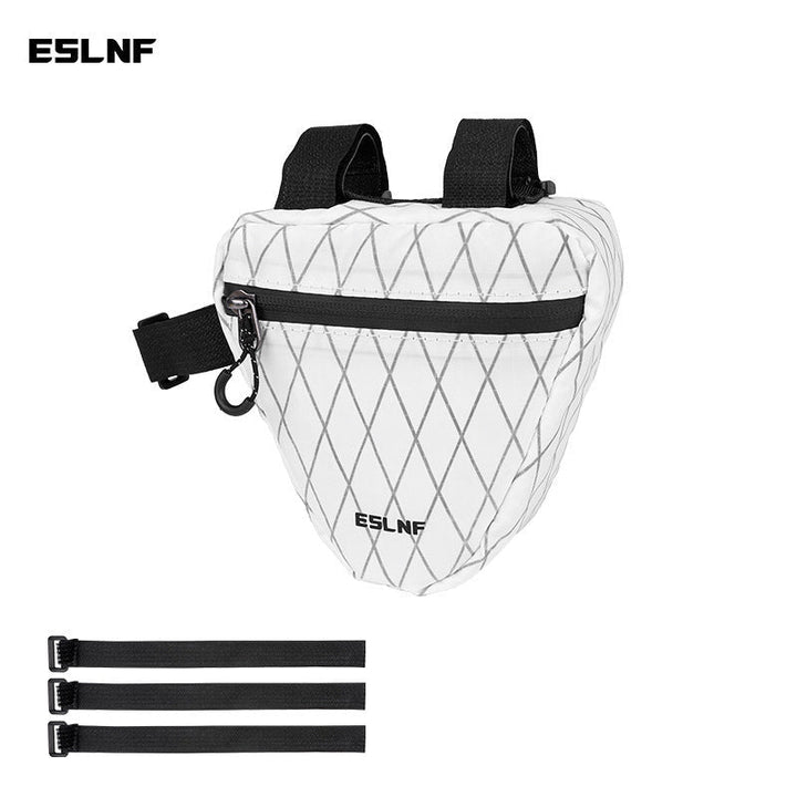 lightweight reflective triangular bicycle frame bag with waterproof zippered pocket Stornfield
