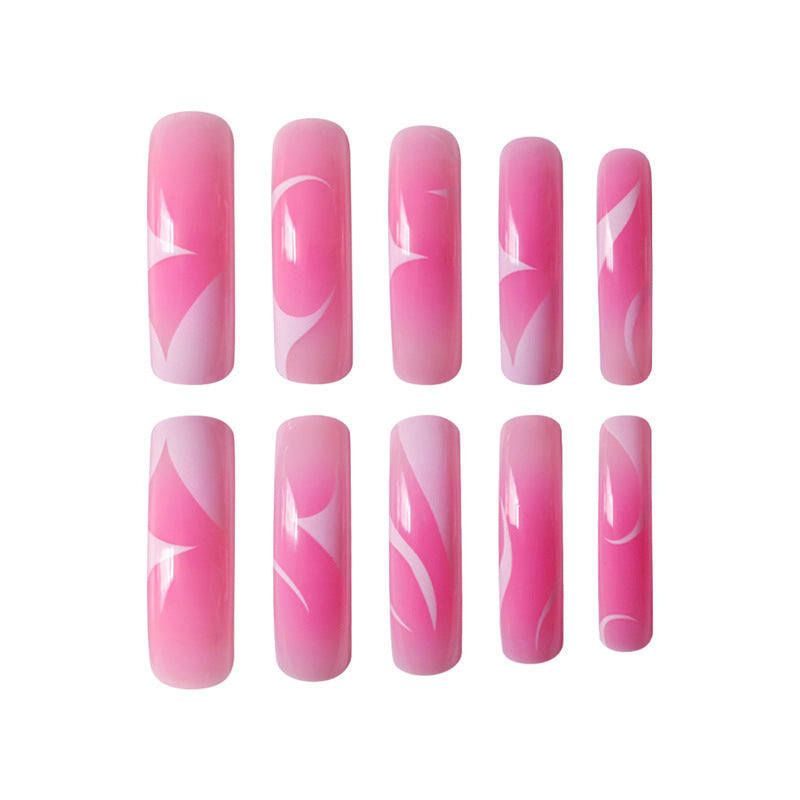 Artistic Marble Design Press-On Nails Stornfield