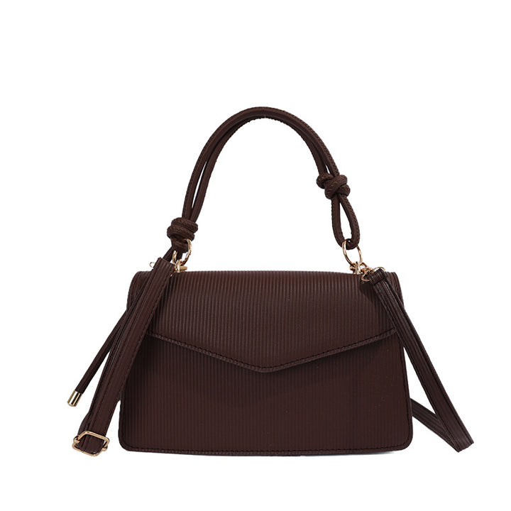 WoElegant Textured Handheld Satchel Bag Stornfield