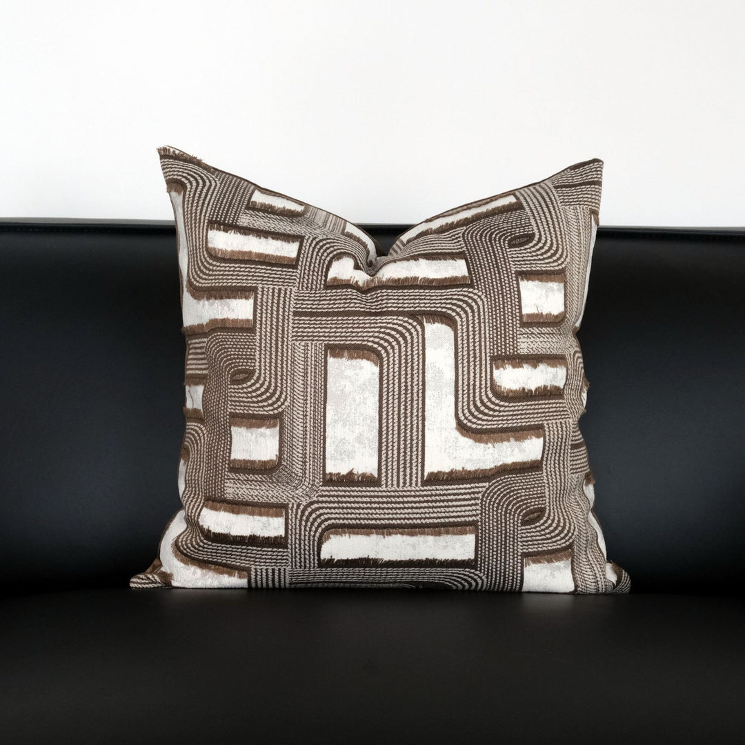 Textured Weave Accent Pillow for Living Room