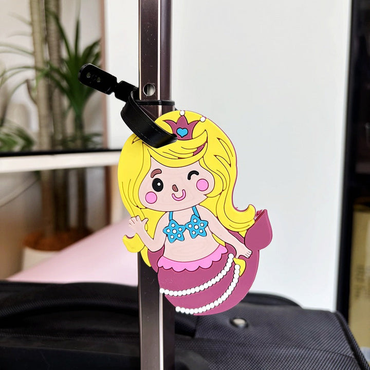 Mermaid-Themed Luggage Tag Stornfield