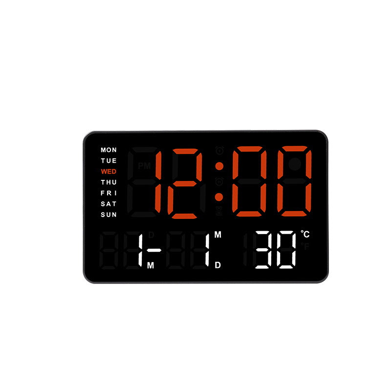 Digital Wall Clock with Temperature and Date Display Stornfield