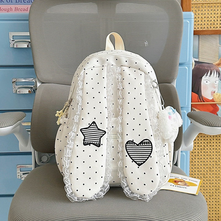 Cute Bunny-Ear Drawstring Backpack Stornfield