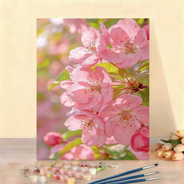 DIY Floral Painting Canvas Kit Stornfield