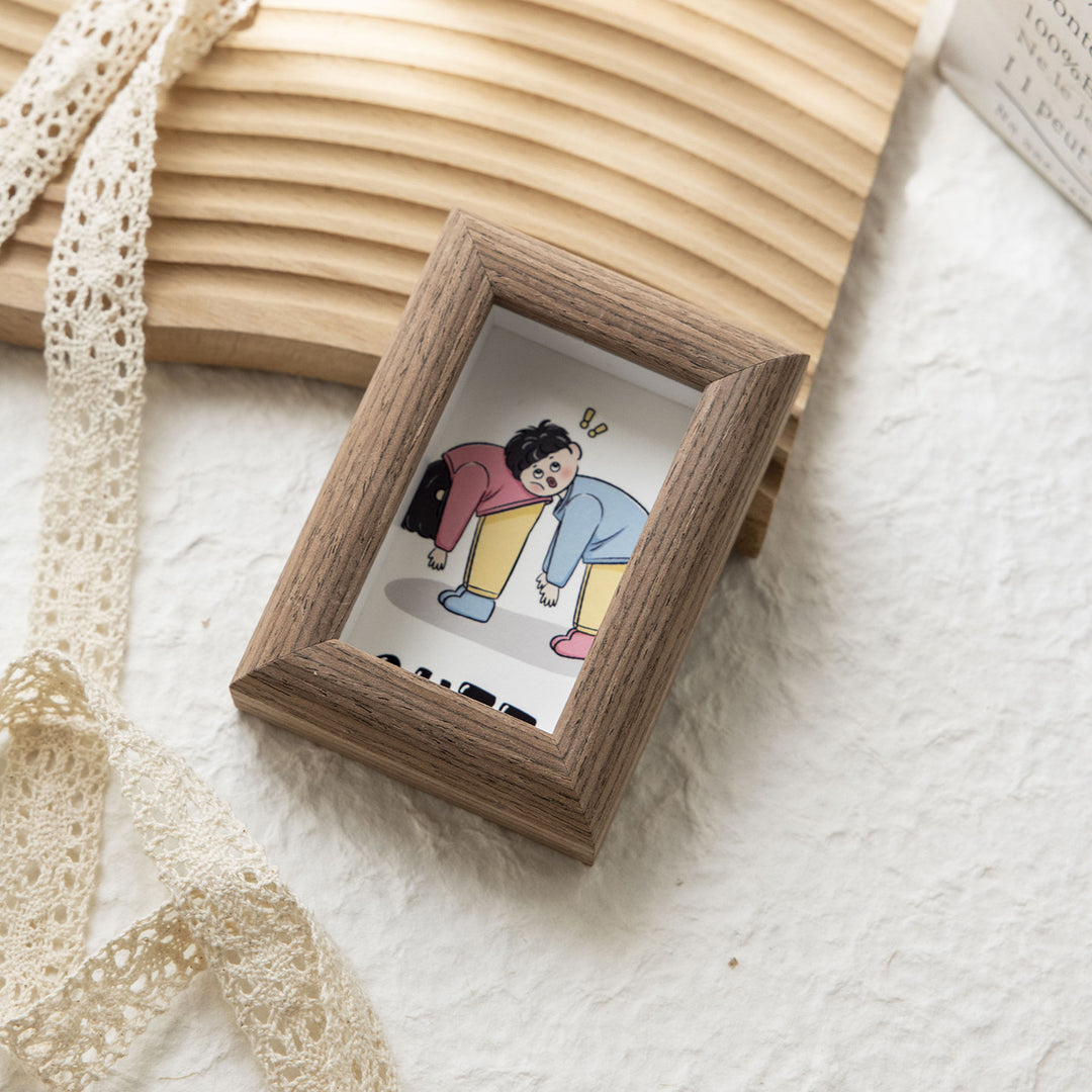 Cute Illustrated Wooden Picture Frame