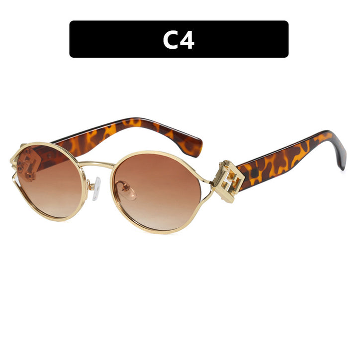 Ladies fashionable sunglasses with elegant metal frame and UV protection Stornfield