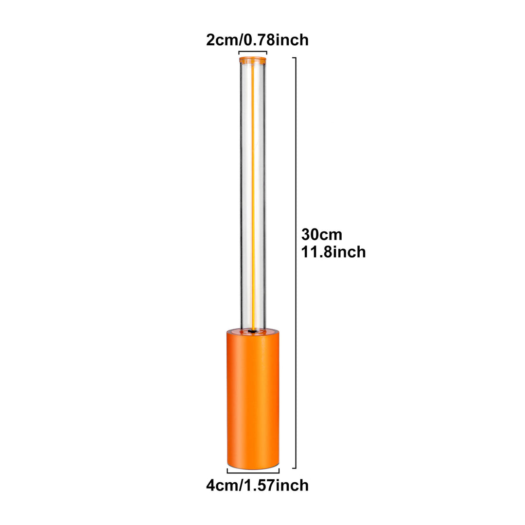 Contemporary Glass Tube Table Lamp