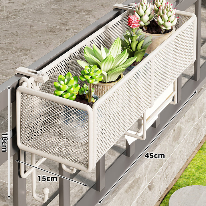 Balcony Rail Hanging Planter Box
