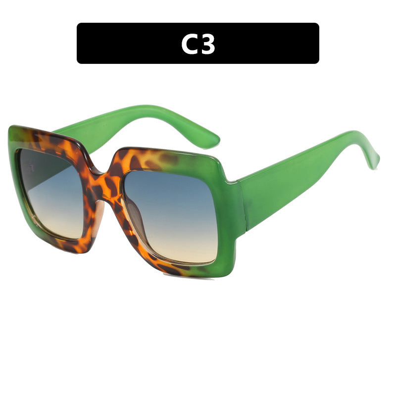 Women's oversized square sunglasses with striking tortoiseshell design Stornfield