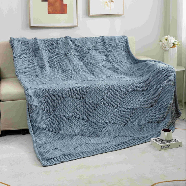 Home Decorative Knitted Throw Blanket