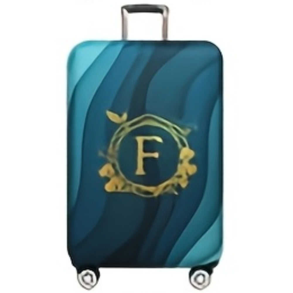 Women's Hard Shell Suitcase with Modern Wave Pattern Stornfield