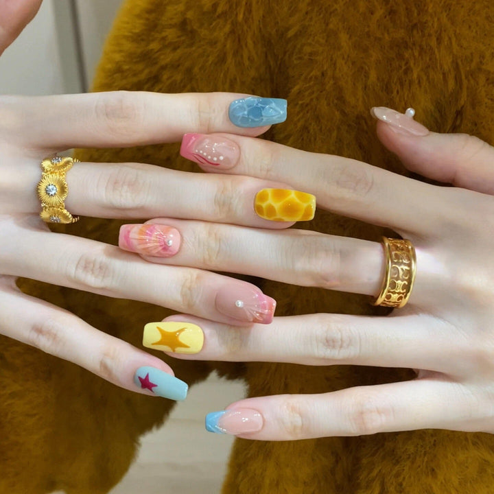 Creative Art Nails with Colorful Designs Stornfield