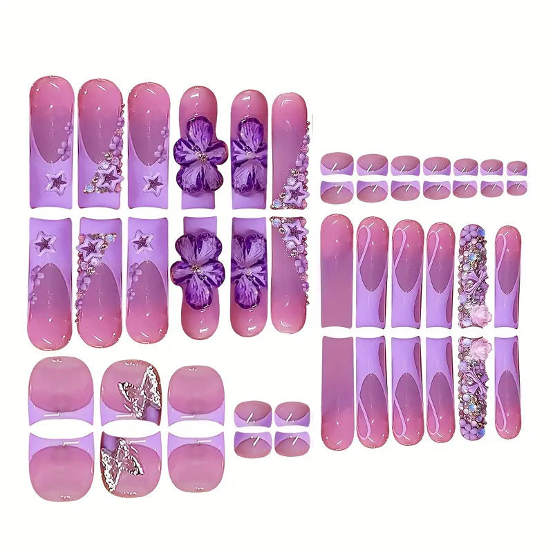 Premium Floral Nail Art Set Stornfield