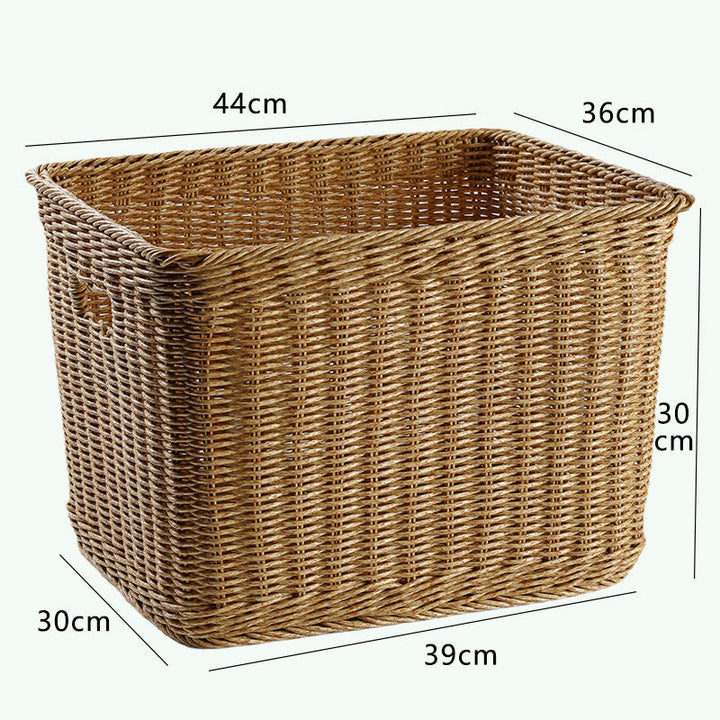 Premium Handwoven Wicker Storage Bin Stornfield
