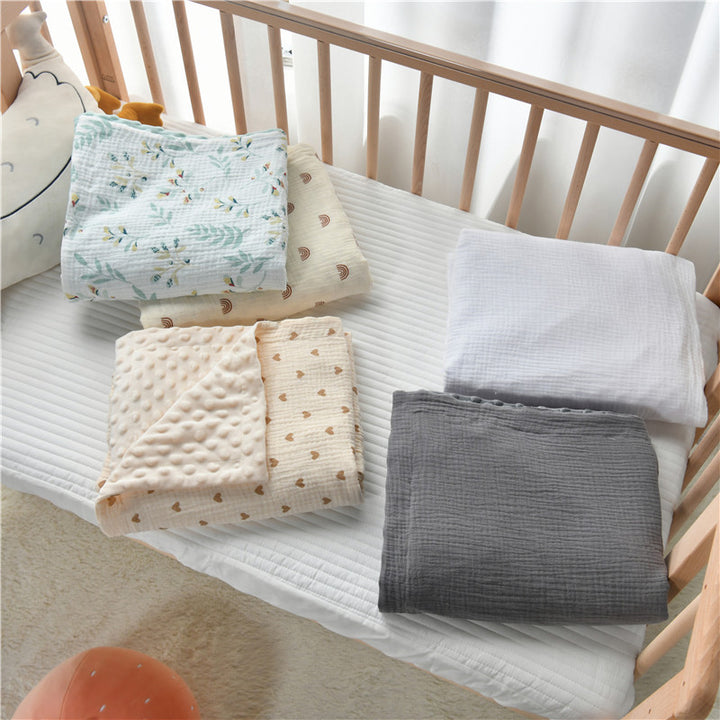 Plush Quilted Double-Sided Baby Blanket Stornfield
