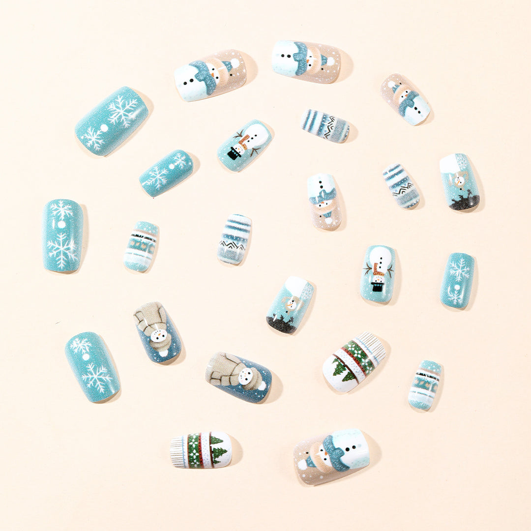 Winter-Themed 3D Nail Art Set Stornfield
