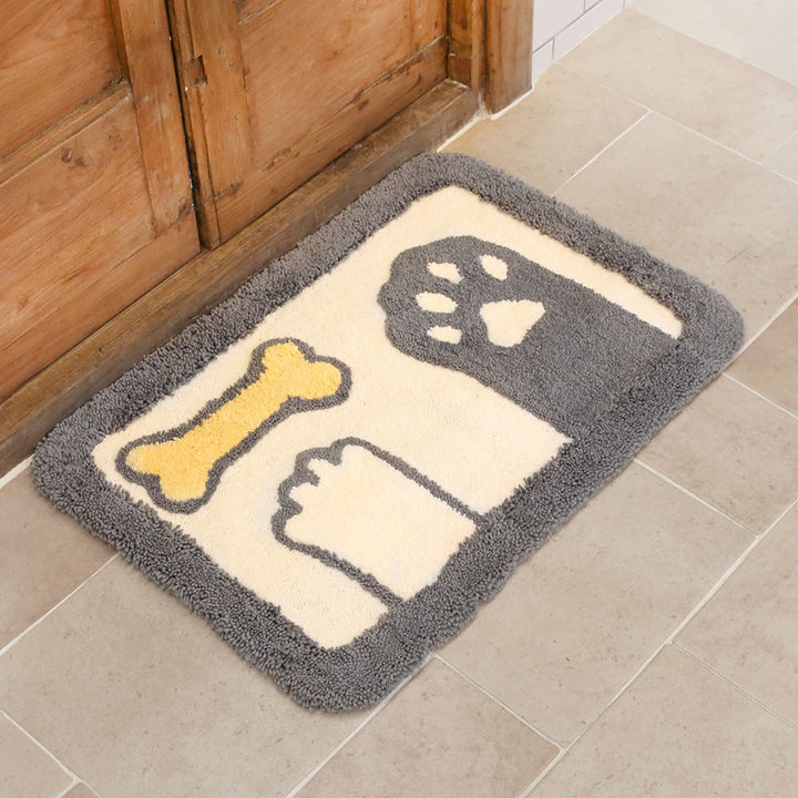 Lemon Slice Shaped Bath Mat