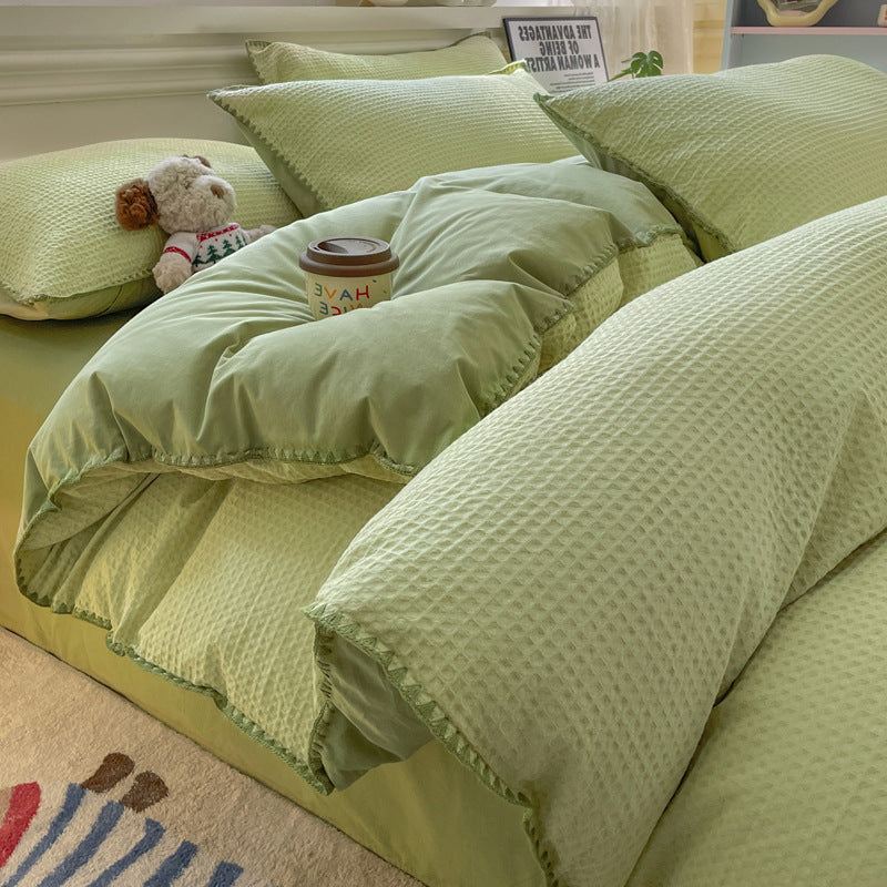 Cozy Textured Duvet Cover Set