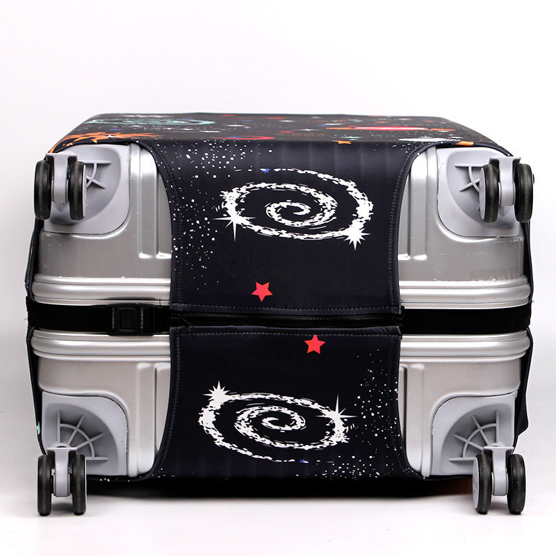 Ladies hard shell suitcase with elegant pattern print Stornfield