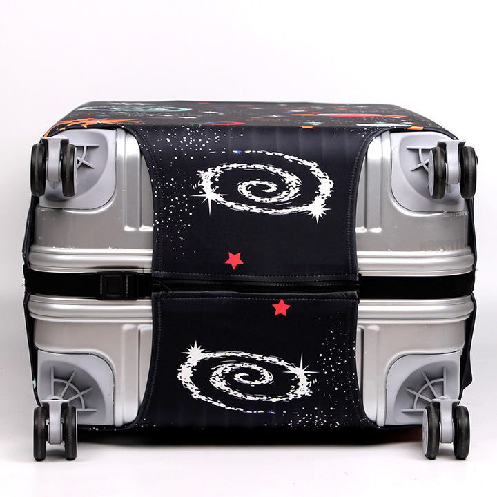 Ladies hard shell suitcase with elegant pattern print Stornfield