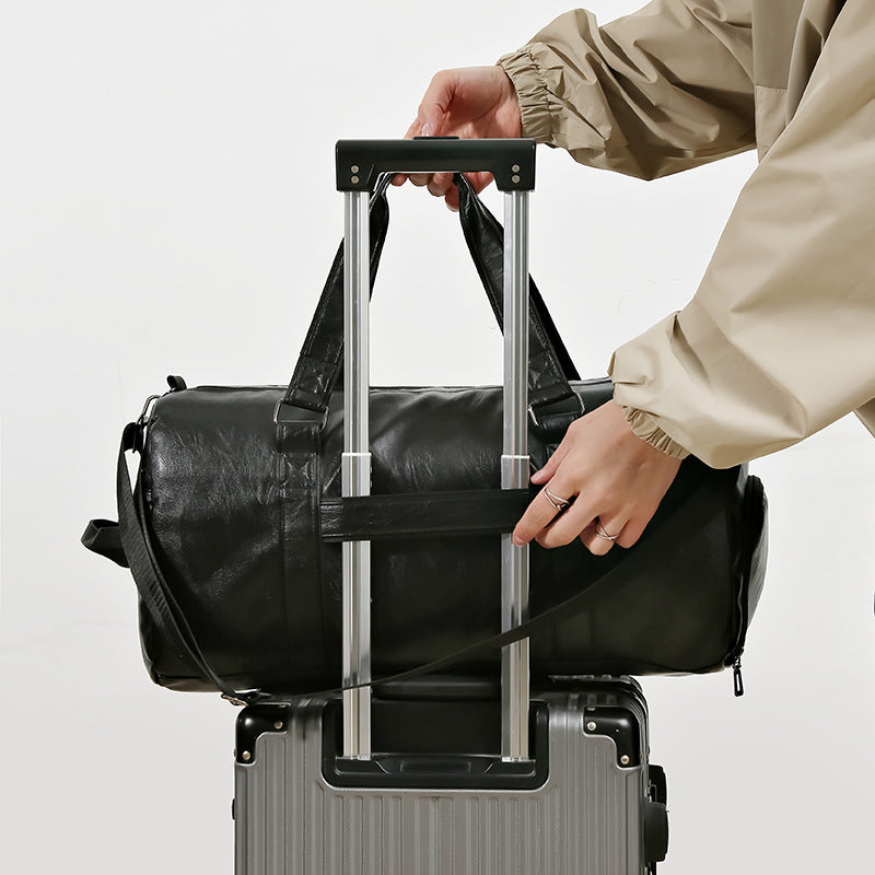 Premium Faux Leather Overnight Duffle Bag Stornfield
