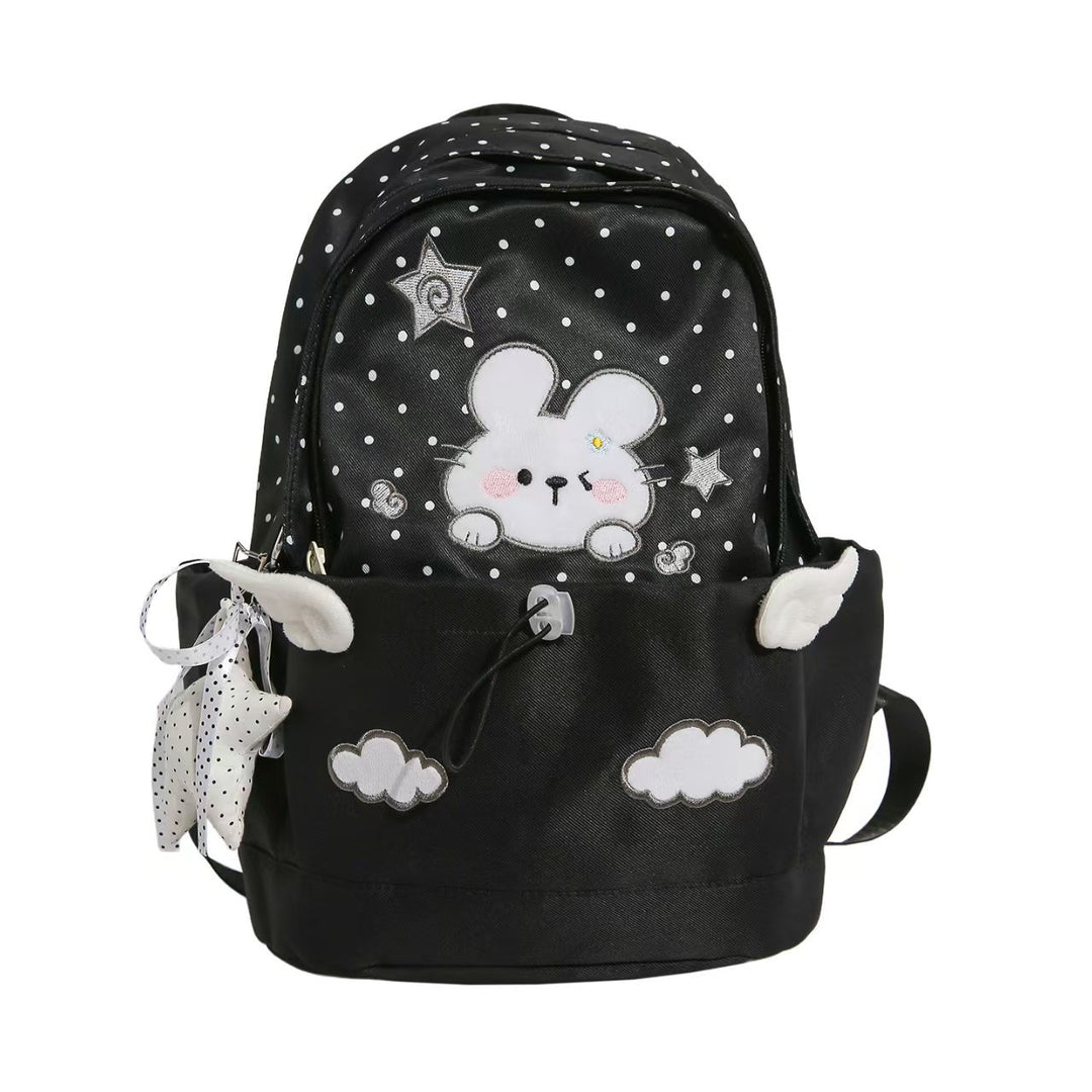 Backpack with Cute Rabbit Motif and Practical Compartments Stornfield