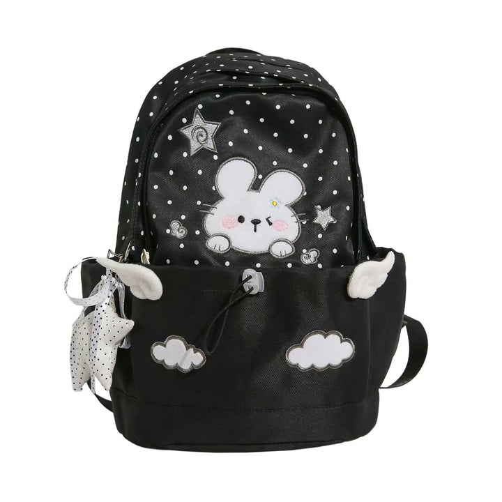 Backpack with Cute Rabbit Motif and Practical Compartments Stornfield