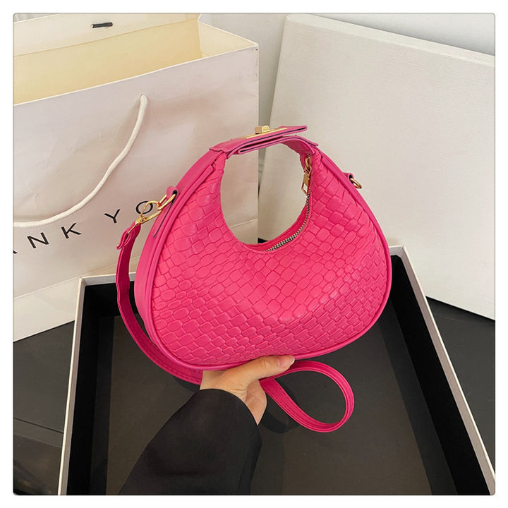 WoTextured Leather Hobo Bag Stornfield