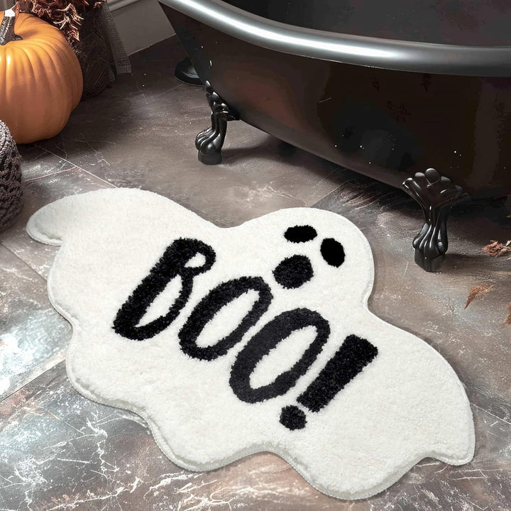 Halloween-Themed Ghost Bath Mat Stornfield