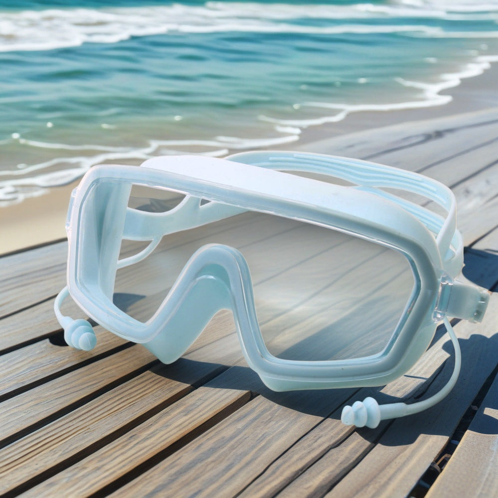 Diving mask with flexible silicone edge Stornfield