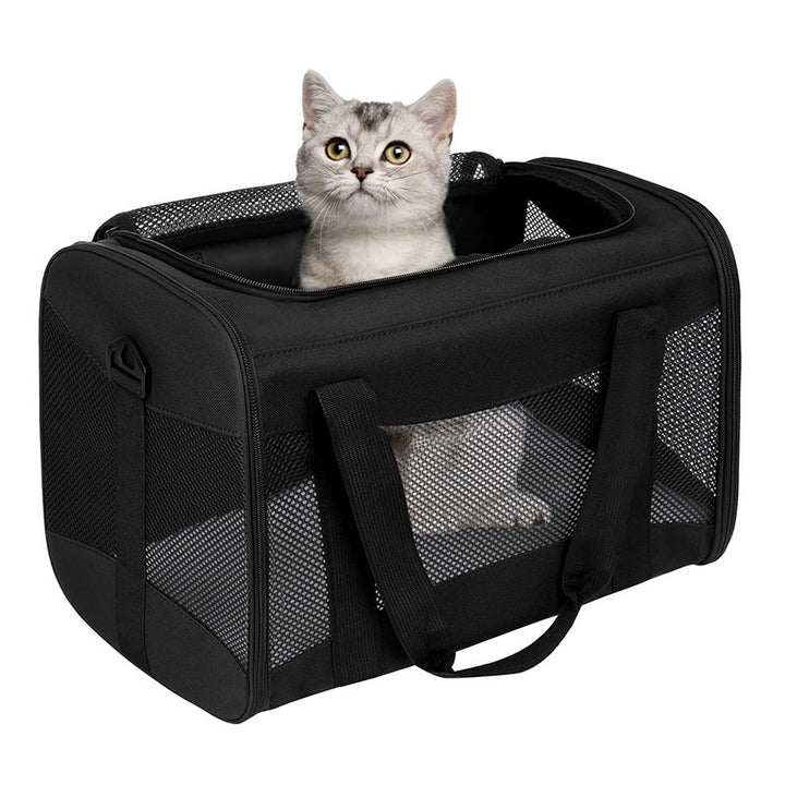 Practical Pet Carrier with Breathable Mesh Inserts Stornfield
