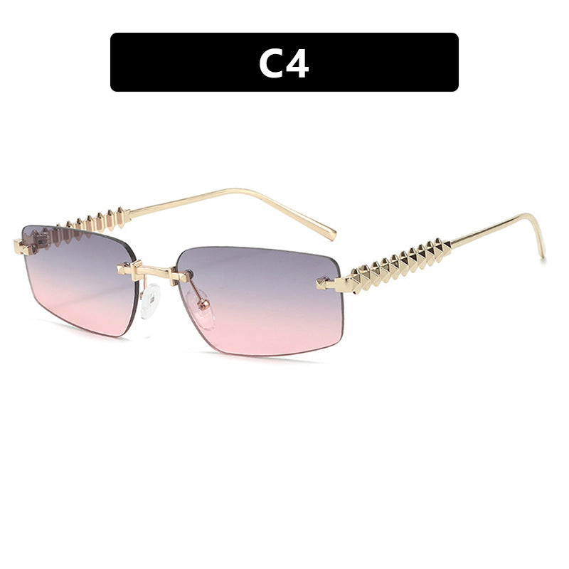 Women's square sunglasses with filigree frame and luxurious accents Stornfield