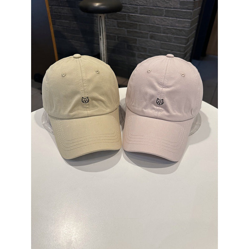 Women's Casual Cat Embroidered Baseball Cap Stornfield