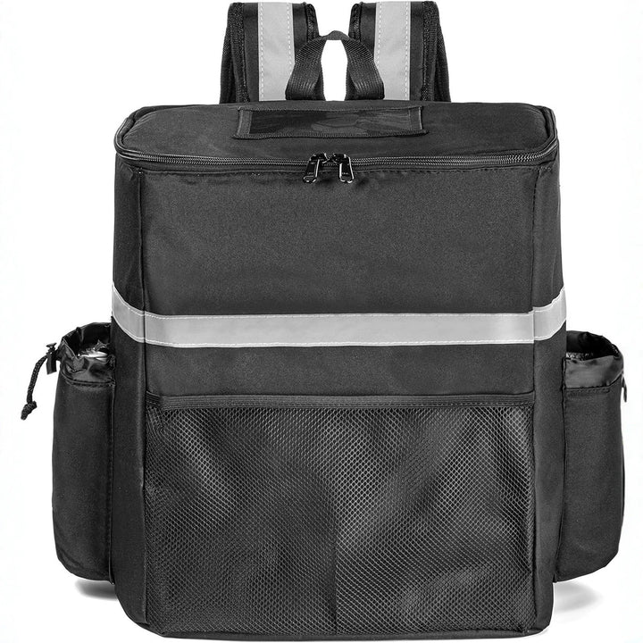 Women's Insulated Pizza Delivery Bag with Drink Holders and Reflective Elements Stornfield