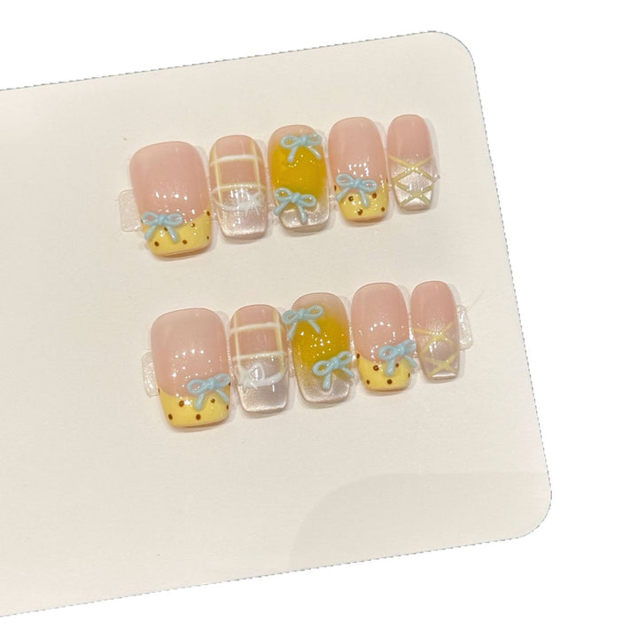 Thematic Decorative Press-On Nail Art Set
