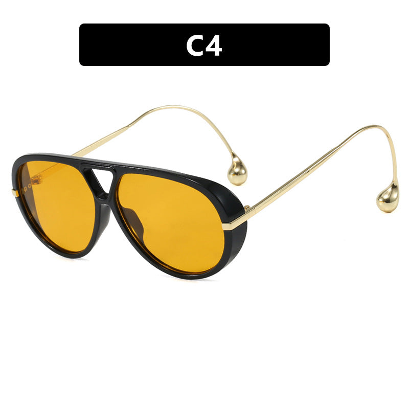Women's stylish pilot sunglasses with luxurious metal frame Stornfield