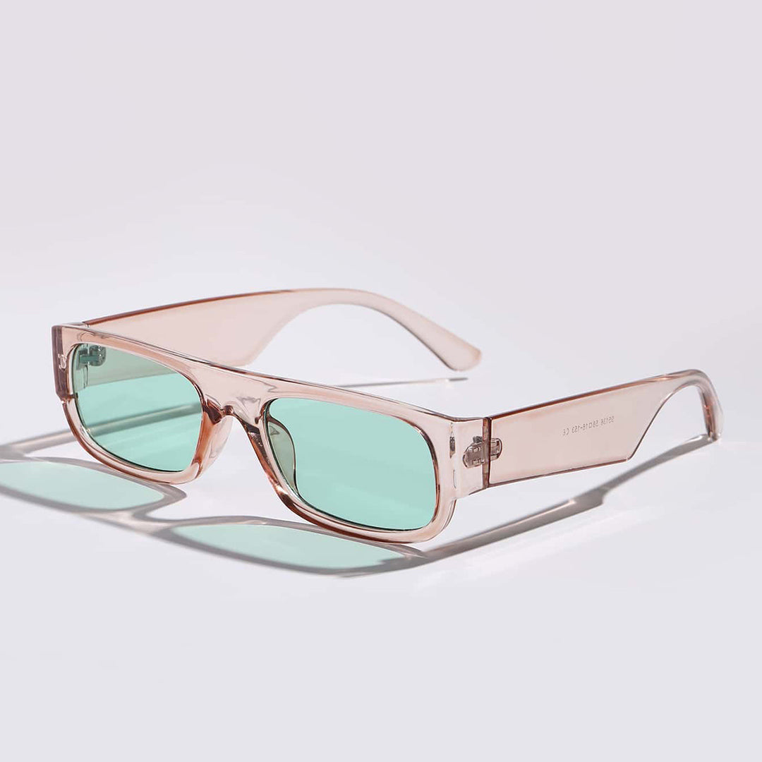 Women's stylish vintage sunglasses with transparent frame and lightly tinted lenses Stornfield