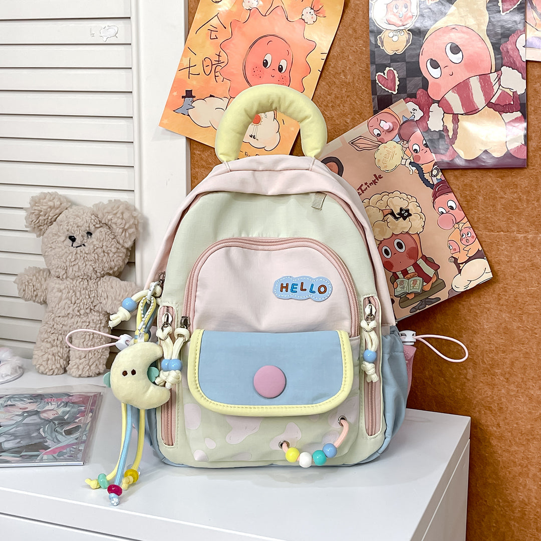 Whimsical Graphic Print Backpack Stornfield