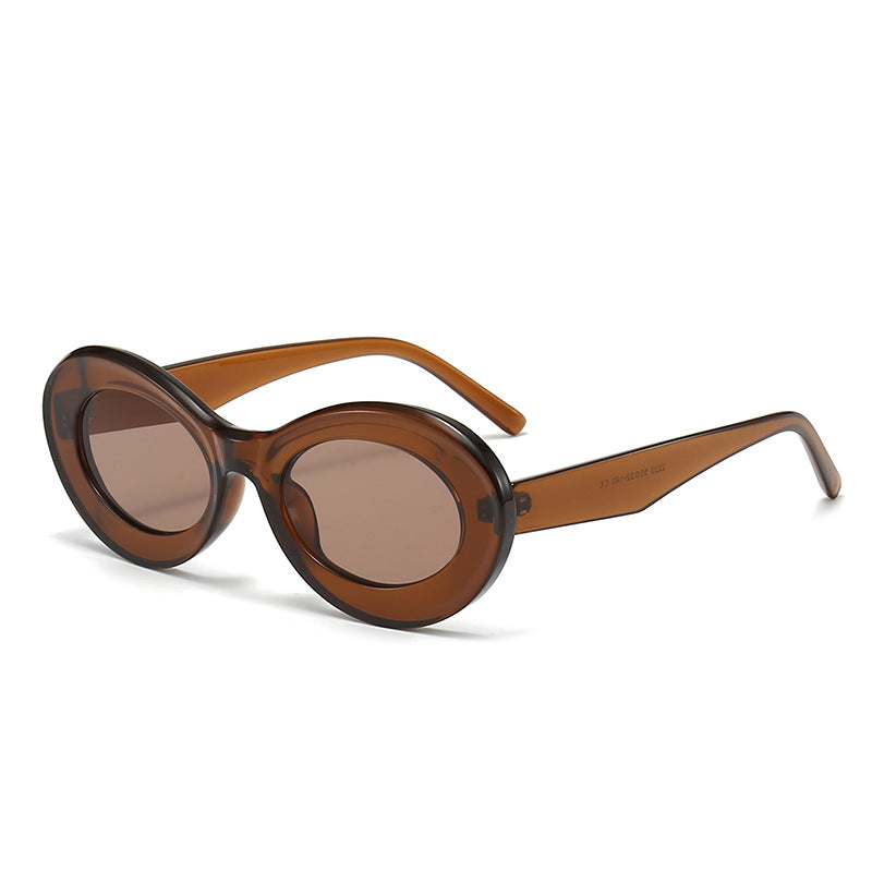 Women’s fashionable oval-shaped sunglasses with innovative design Stornfield