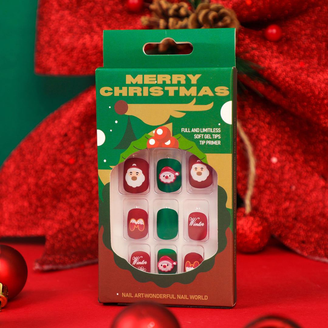 Christmas nail art with festive design Stornfield