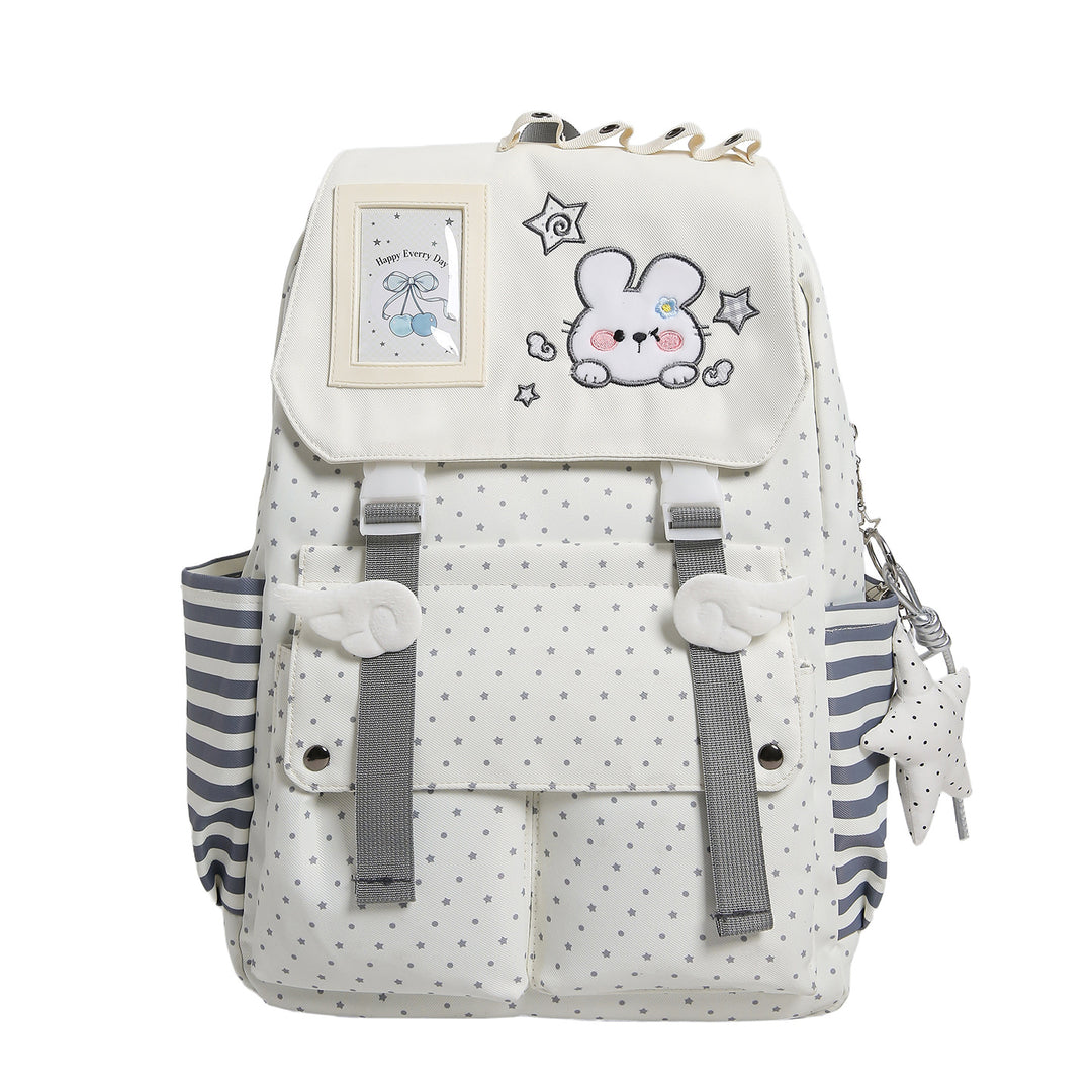 Adorable Plush Bunny-Themed School Backpack Stornfield