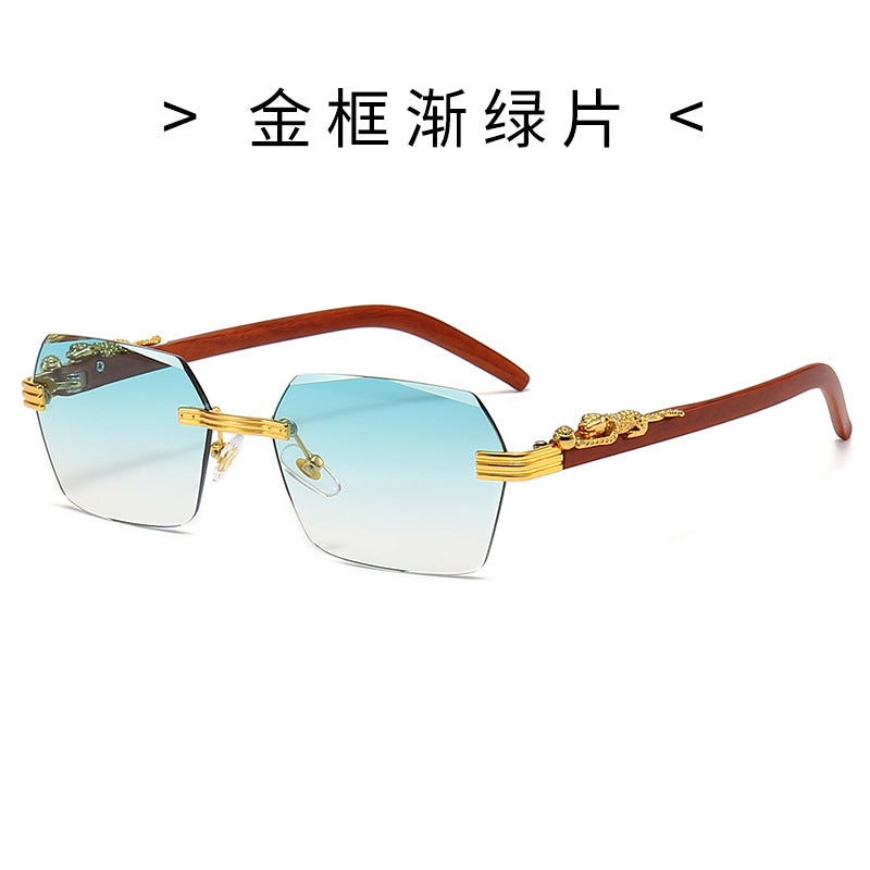Ladies Designer Sunglasses with Artistic Wooden Frame and Elegant Glass Elements Stornfield