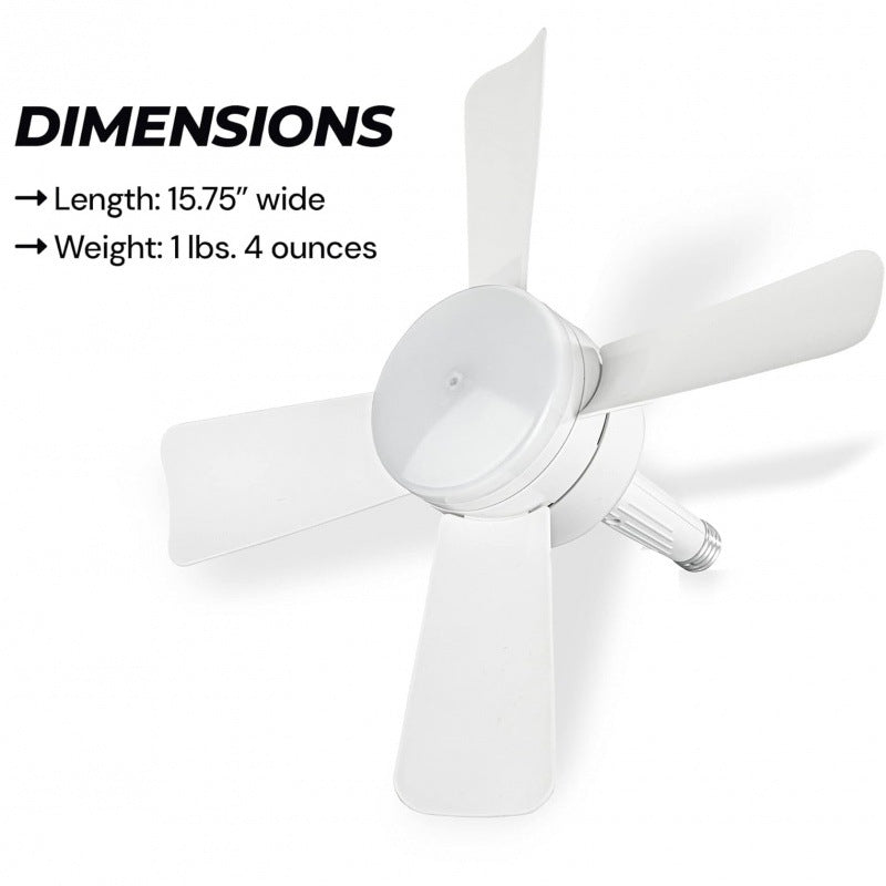 Adjustable LED Fan Light with Remote. | Stornfield