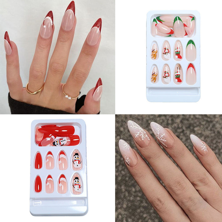 Artistic Glitter Press-On Nail Set Stornfield