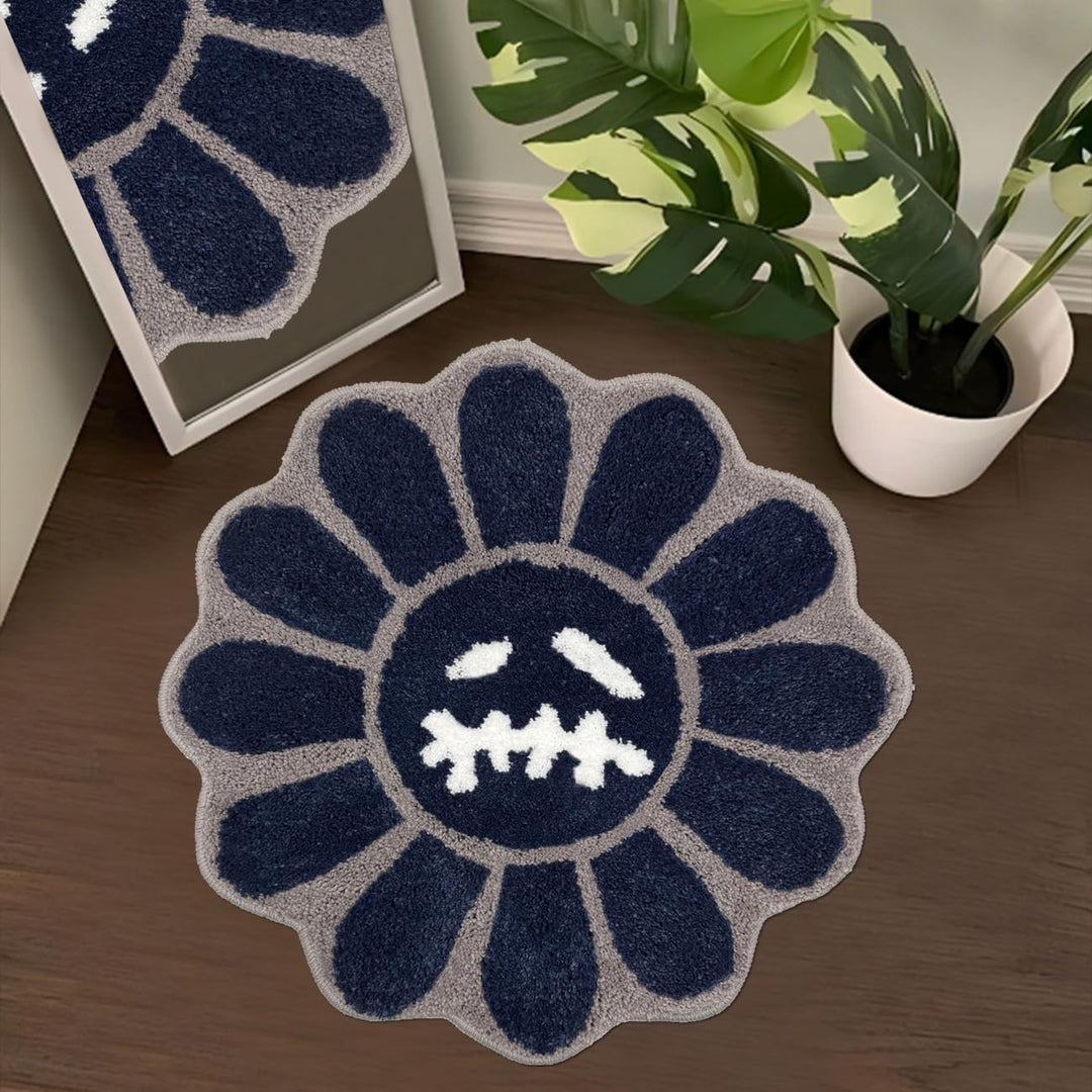 Floral Pattern Bath Mat